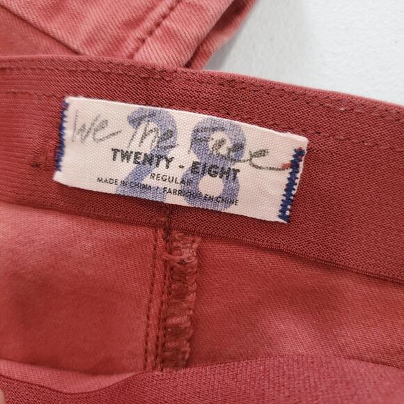 Free People We The Free Penny Pants Womens 28 Red Flare Boot Stretch - Picture 3 of 10